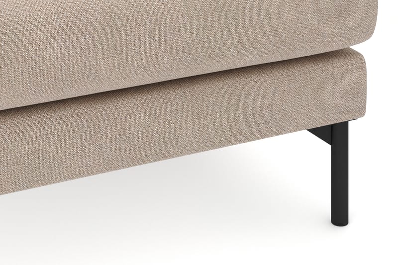 Menard 4-seters Høyrevendt Dyp L-formet Sjeselongsofa i Stoff - Beige - Møbler - Sofaer - Sofaer med sjeselong - 4 seters sofa med divan
