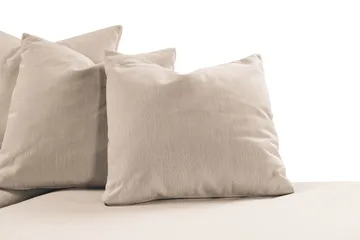 Menard 4-seters Høyrevendt Dyp L-formet Sjeselongsofa i Stoff - Beige - Møbler - Sofaer - Sofaer med sjeselong - 4 seters sofa med divan