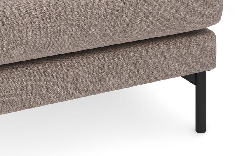 Menard 4-seters Høyrevendt Dyp L-formet Sjeselongsofa i Stoff - Brun - Møbler - Sofaer - Sofaer med sjeselong - 4 seters sofa med divan