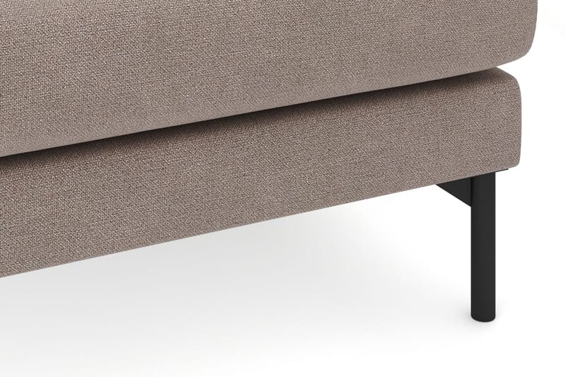 Menard 4-seters Høyrevendt Dyp L-formet Sjeselongsofa i Stoff - Brun - Møbler - Sofaer - Sofaer med sjeselong - 4 seters sofa med divan