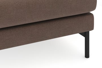 Menard 4-seters Høyrevendt Dyp L-formet Sjeselongsofa i Stoff - Brun - Møbler - Sofaer - Sofaer med sjeselong - 4 seters sofa med divan