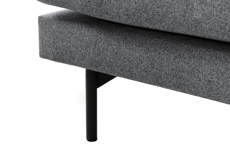 Menard 4-seters Høyrevendt Dyp L-formet Sjeselongsofa i Stoff - Mørk grå - Møbler - Sofaer - Sofaer med sjeselong - 4 seters sofa med divan