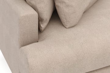 Menard 4-seters Høyrevendt L-formet Divansofa i Stoff - Beige - Møbler - Sofaer - Sofaer med sjeselong - 4 seters sofa med divan