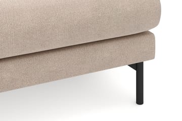 Menard 4-seters Høyrevendt L-formet Divansofa i Stoff - Beige - Møbler - Sofaer - Sofaer med sjeselong - 4 seters sofa med divan