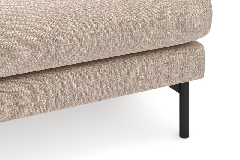 Menard 4-seters Høyrevendt L-formet Divansofa i Stoff - Beige - Møbler - Sofaer - Sofaer med sjeselong - 4 seters sofa med divan