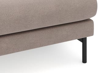 Menard 4-seters Høyrevendt L-formet Divansofa i Stoff - Brun - Møbler - Sofaer - Sofaer med sjeselong - 4 seters sofa med divan