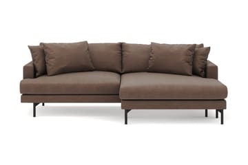 Menard 4-seters Høyrevendt L-formet Divansofa i Stoff