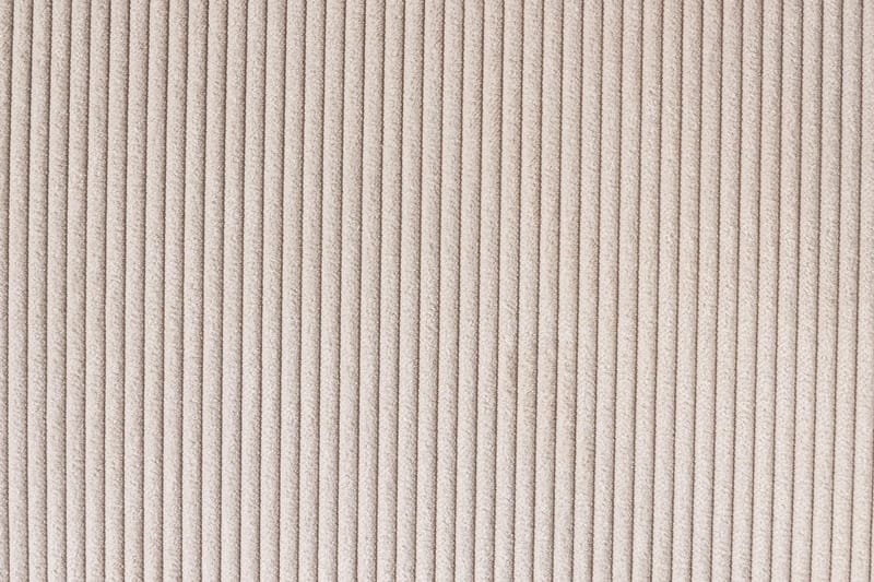 Menard 4-seters Høyrevendt L-formet Sjeselongsofa + Fotskammel i Manchester - Beige - Møbler - Sofaer - Sofaer med sjeselong - 4 seters sofa med divan