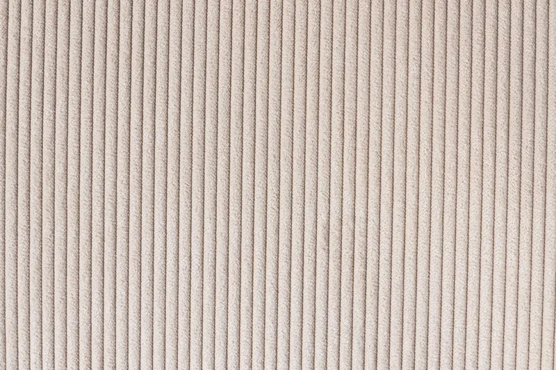 Menard 4-seters Høyrevendt L-formet Sjeselongsofa + Fotskammel i Manchester - Beige - Møbler - Sofaer - Sofaer med sjeselong - 4 seters sofa med divan