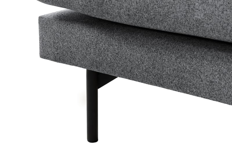 Menard 4-seters Høyrevendt L-formet Sjeselongsofa i Stoff - Mørk grå - Møbler - Sofaer - Sofaer med sjeselong - 4 seters sofa med divan