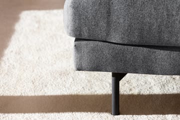 Menard 4-seters Høyrevendt L-formet Sjeselongsofa i Stoff - Mørk grå - Møbler - Sofaer - Sofaer med sjeselong - 4 seters sofa med divan