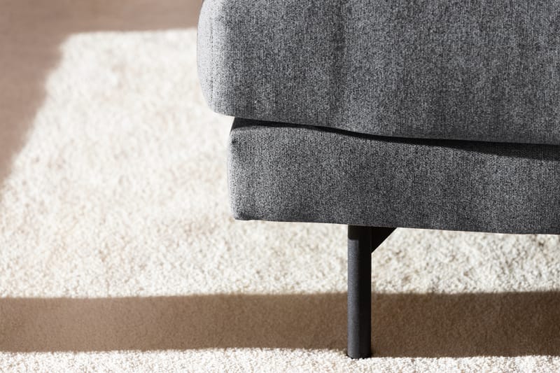 Menard 4-seters Høyrevendt L-formet Sjeselongsofa i Stoff - Mørk grå - Møbler - Sofaer - Sofaer med sjeselong - 4 seters sofa med divan