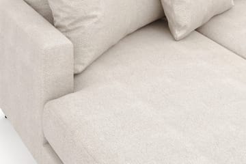 Menard 4-seters Høyrevendt Stor U-formet Dyp Sofa med Divan og Sjeselong i Stoff - Beige - Møbler - Sofaer - Sofaer med sjeselong - 4 seters sofa med divan