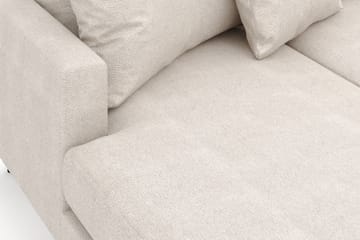 Menard 4-seters Høyrevendt U-formet Sofa med Divan og Sjeselong i Stoff - Beige - Møbler - Sofaer - Sofaer med sjeselong - 4 seters sofa med divan