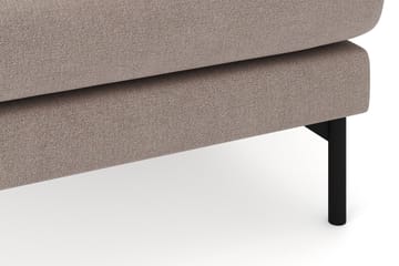 Menard 4-seters Høyrevendt U-formet Sofa med Divan og Sjeselong i Stoff - Brun - Møbler - Sofaer - Sofaer med sjeselong - 4 seters sofa med divan
