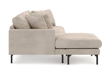Menard 4-seters Venstrevendt Dyp L-formet Divansofa i Manchester - Greige - Møbler - Sofaer - Sofaer med sjeselong - 4 seters sofa med divan