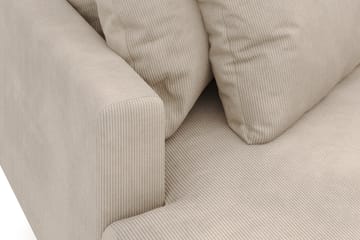 Menard 4-seters Venstrevendt Dyp L-formet Divansofa i Manchester - Greige - Møbler - Sofaer - Sofaer med sjeselong - 4 seters sofa med divan