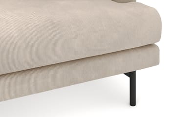 Menard 4-seters Venstrevendt Dyp L-formet Divansofa i Manchester - Greige - Møbler - Sofaer - Sofaer med sjeselong - 4 seters sofa med divan