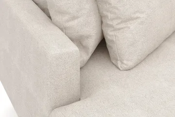 Menard 4-seters Venstrevendt Dyp L-formet Divansofa i Stoff - Beige - Møbler - Sofaer - Sofaer med sjeselong - 4 seters sofa med divan