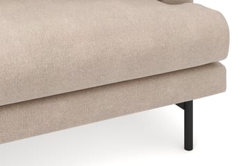 Menard 4-seters Venstrevendt Dyp L-formet Divansofa i Stoff - Beige - Møbler - Sofaer - Sofaer med sjeselong - 4 seters sofa med divan