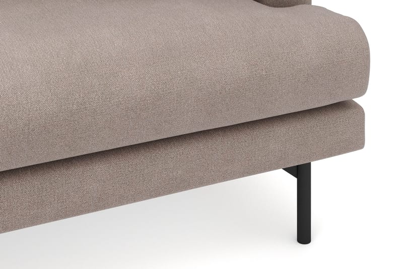 Menard 4-seters Venstrevendt Dyp L-formet Divansofa i Stoff - Brun - Møbler - Sofaer - Sofaer med sjeselong - 3 seters sofa med divan