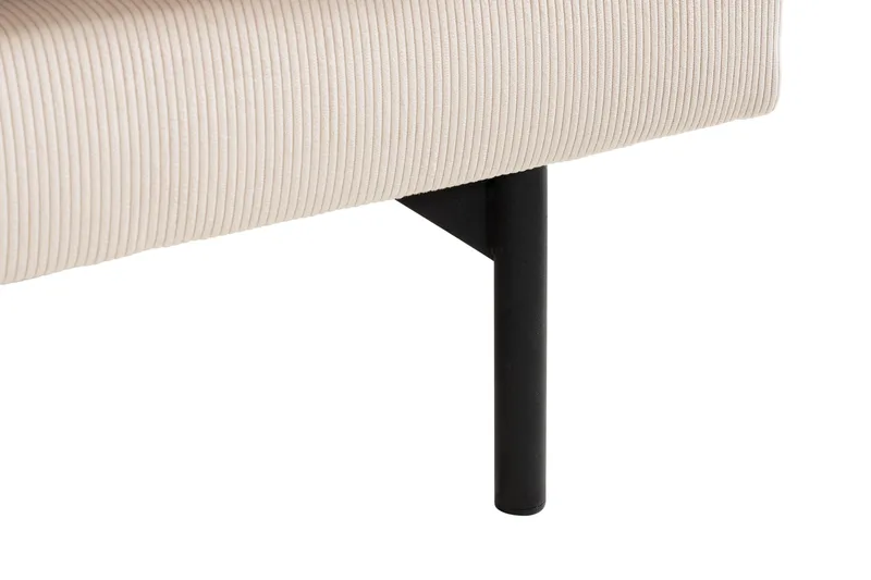 Menard 4-seters Venstrevendt Dyp L-formet Sjeselongsofa i Manchester - Beige - Møbler - Sofaer - Sofaer med sjeselong - 4 seters sofa med divan