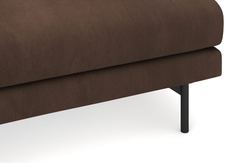 Menard 4-seters Venstrevendt Dyp L-formet Sjeselongsofa i Manchester - Brun - Møbler - Sofaer - Sofaer med sjeselong - 4 seters sofa med divan