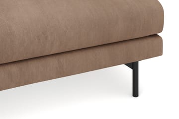 Menard 4-seters Venstrevendt Dyp L-formet Sjeselongsofa i Manchester - Brun - Møbler - Sofaer - Sofaer med sjeselong - 4 seters sofa med divan