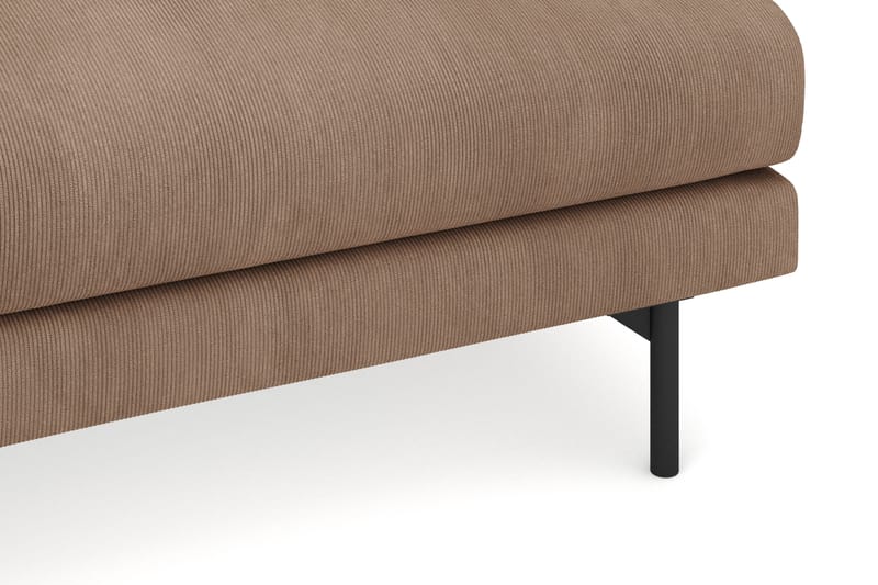Menard 4-seters Venstrevendt Dyp L-formet Sjeselongsofa i Manchester - Brun - Møbler - Sofaer - Sofaer med sjeselong - 4 seters sofa med divan