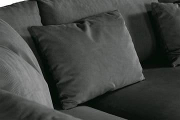 Menard 4-seters Venstrevendt Dyp L-formet Sjeselongsofa i Manchester - Grå - Møbler - Sofaer - Sofaer med sjeselong - 4 seters sofa med divan