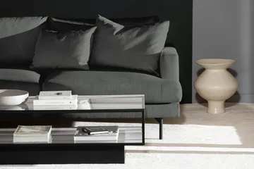 Menard 4-seters Venstrevendt Dyp L-formet Sjeselongsofa i Manchester - Grå - Møbler - Sofaer - Sofaer med sjeselong - 4 seters sofa med divan