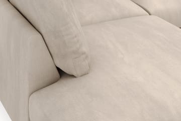 Menard 4-seters Venstrevendt Dyp L-formet Sjeselongsofa i Manchester - Grå - Møbler - Sofaer - Sofaer med sjeselong - 4 seters sofa med divan