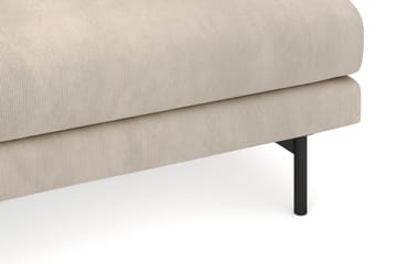 Menard 4-seters Venstrevendt Dyp L-formet Sjeselongsofa i Manchester - Grå - Møbler - Sofaer - Sofaer med sjeselong - 4 seters sofa med divan