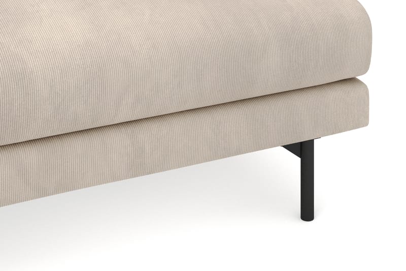 Menard 4-seters Venstrevendt Dyp L-formet Sjeselongsofa i Manchester - Grå - Møbler - Sofaer - Sofaer med sjeselong - 4 seters sofa med divan