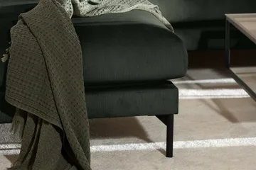 Menard 4-seters Venstrevendt Dyp L-formet Sjeselongsofa i Manchester - Grønn - Møbler - Sofaer - Sofaer med sjeselong - 4 seters sofa med divan