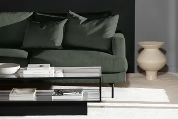 Menard 4-seters Venstrevendt Dyp L-formet Sjeselongsofa i Manchester - Grønn - Møbler - Sofaer - Sofaer med sjeselong - 4 seters sofa med divan