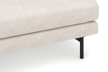 Menard 4-seters Venstrevendt Dyp L-formet Sjeselongsofa i Stoff - Beige - Møbler - Sofaer - Sofaer med sjeselong - 4 seters sofa med divan