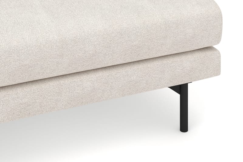 Menard 4-seters Venstrevendt Dyp L-formet Sjeselongsofa i Stoff - Beige - Møbler - Sofaer - Sofaer med sjeselong - 4 seters sofa med divan
