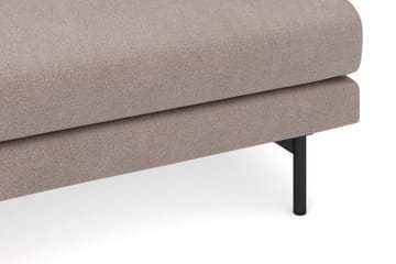 Menard 4-seters Venstrevendt Dyp L-formet Sjeselongsofa i Stoff - Brun - Møbler - Sofaer - Sofaer med sjeselong - 4 seters sofa med divan