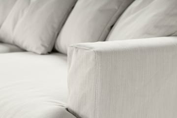 Menard 4-seters Venstrevendt Dyp L-formet Sjeselongsofa i Stoff - Lys grå - Møbler - Sofaer - Sofaer med sjeselong - 4 seters sofa med divan