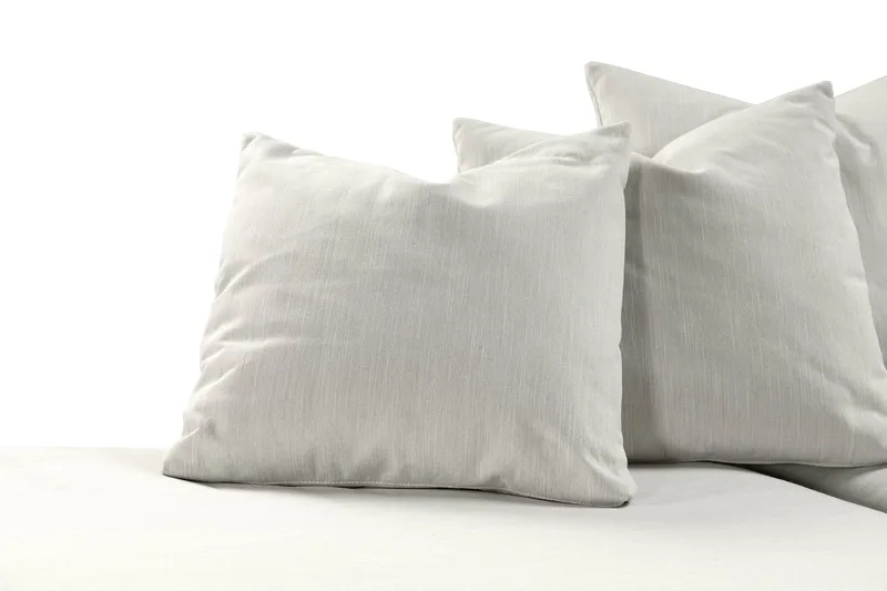 Menard 4-seters Venstrevendt L-formet Sjeselongsofa i Stoff - Lys grå - Møbler - Sofaer - Sofaer med sjeselong - 4 seters sofa med divan