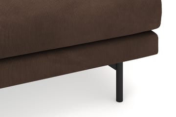 Menard 4-seters Venstrevendt L-formet Divansofa i Manchester - Brun - Møbler - Sofaer - Sofaer med sjeselong - 4 seters sofa med divan