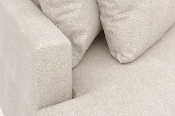 Menard 4-seters Venstrevendt L-formet Divansofa i Stoff - Beige - Møbler - Sofaer - Sofaer med sjeselong - 4 seters sofa med divan