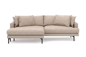 Menard 4-seters Venstrevendt L-formet Divansofa i Stoff