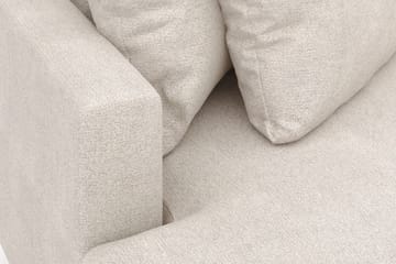 Menard 4-seters Venstrevendt L-formet Divansofa i Stoff - Beige - Møbler - Sofaer - Sofaer med sjeselong - 4 seters sofa med divan