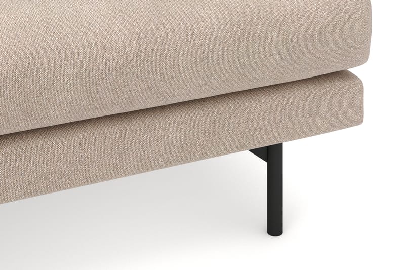 Menard 4-seters Venstrevendt L-formet Divansofa i Stoff - Beige - Møbler - Sofaer - Sofaer med sjeselong - 4 seters sofa med divan