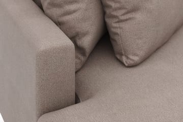 Menard 4-seters Venstrevendt L-formet Divansofa i Stoff - Brun - Møbler - Sofaer - Sofaer med sjeselong - 4 seters sofa med divan