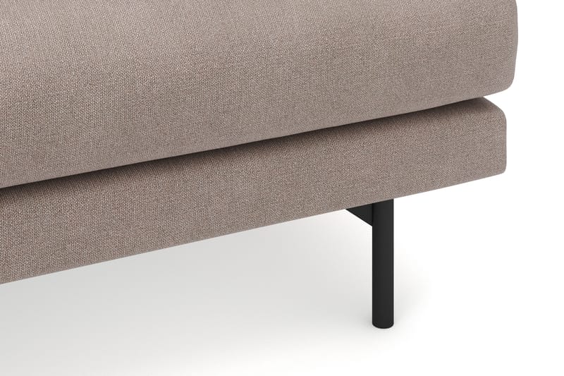Menard 4-seters Venstrevendt L-formet Divansofa i Stoff - Brun - Møbler - Sofaer - Sofaer med sjeselong - 4 seters sofa med divan
