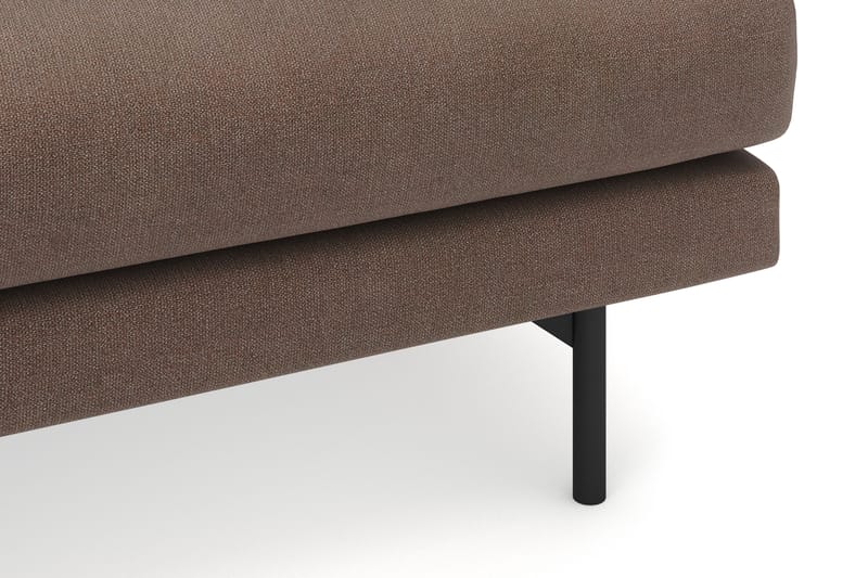 Menard 4-seters Venstrevendt L-formet Divansofa i Stoff - Brun - Møbler - Sofaer - Sofaer med sjeselong - 4 seters sofa med divan
