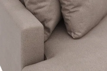 Menard 4-seters Venstrevendt L-formet Divansofa i Stoff - Brun - Møbler - Sofaer - Sofaer med sjeselong - 4 seters sofa med divan